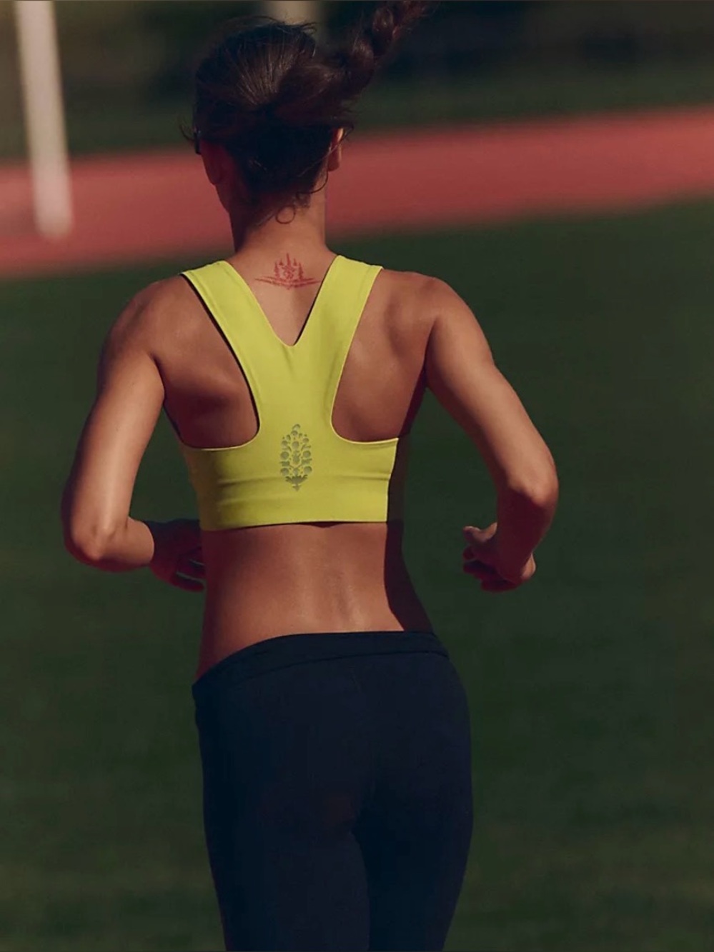 NWT Free People FP Movement Win Win Sports Bra in Color: Honeydew - Picture 2 of 4